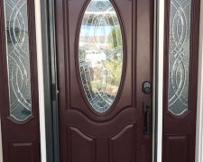 BRONZE ROLL-AWAY DISAPPEARING SCREEN DOOR