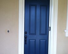 DESERT SAND ROLL-AWAY DISAPPEARING SCREEN DOOR