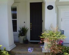 DESERT SAND ROLL-AWAY RETRACTABLE SCREEN DOOR