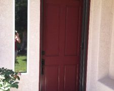 OVERSIZED BRONZE ROLL-AWAY RETRACTABLE SCREEN DOOR