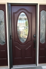 BRONZE ROLL-AWAY DISAPPEARING SCREEN DOOR