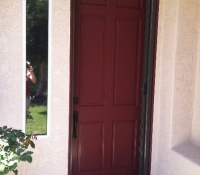 OVERSIZED BRONZE ROLL-AWAY RETRACTABLE SCREEN DOOR