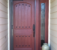 EXTRA WIDE BRONZE ROLL-AWAY RETRACTABLE SCREEN DOOR