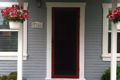 TERRA COTTA CUSTOM COLOR TRU-VIEW SECURITY SCREEN DOOR