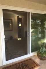 WHITE SLIDING SCREEN DOOR