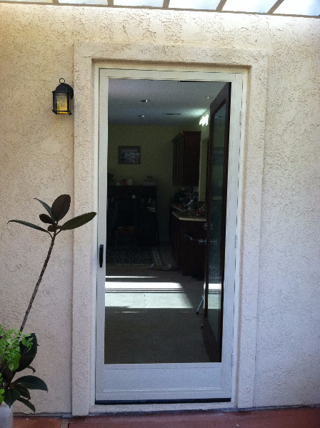 DESERT SAND  FULL VIEW SWINGING SCREEN DOOR WITH BETTERVUE SCREEN MESH
