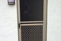 ADOBE SAFEGUARD SWINGING SCREEN DOOR