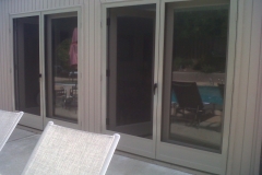 ADOBE FRENCH CLEARVIEW SWINGING SCREEN DOORS
