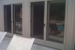 DESERT SAND FRENCH  FULL VIEW SWINGING SCREEN DOORS