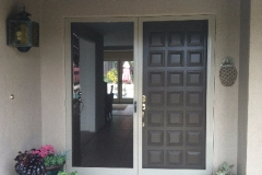 ALMOND FRENCH CLEARVIEW SWINGING SCREEN DOORS