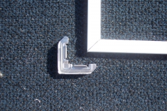 REINFORCED INTERNAL ALUMINUM CORNERS - NO PLASTIC CORNERS