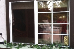 WHITE ROLL-AWAY RETRACTABLE WINDOW SCREEN